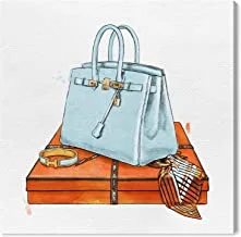 The Oliver Gal Artist Co. My Bag Collection I | Modern Premium Canvas Art Prints, 16 in x 16 in, Stretched