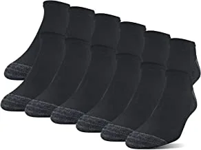 Gildan mens Polyester Half Cushion No Show Socks, 12-pairs Socks (pack of 12)