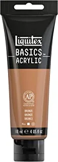 Liquitex BASICS Acrylic Paint, 4-oz tube, Bronze