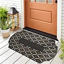 Front Door Mat, Rubber Non Slip Backing Door Mats, Washable Carpet for Outdoor Front Porch/Kitchen/Bedroom/Entryway(75x45cm)