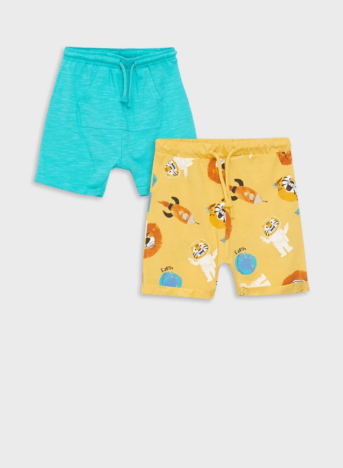 LC WAIKIKI Kids 2 Pack Assorted Shorts