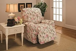 Madison Stretch Jersey Recliner Slipcover, Large, Floral, Pink