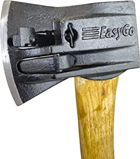 Chopper Wooden Axe - # 1 Splitting Maul Axe – Powerful Log Splitting Action – Spring Activated Levers Separate Wood – 6.25# Cast Iron Head – 32” Hickory Handle – Camping, Wood Stoves and Firewood