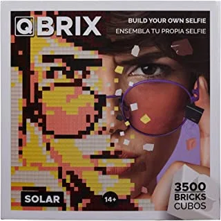 Mozabrick Qbrix Solar Photo Construction Set, 3500 Bricks