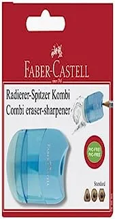 Faber-Castell Single Hole Sharpener-Eraser with Barrel Blister Pack