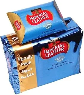 Imperial Leather Active Soap 6 Blue Bars Family Pack 125 g