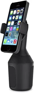 Belkin Car Cup Mount - Car Cup Mount For Phone - Phone Car Mount - Phone Stand - Phone Grip - Car Phone Holder Mount Compatible with iPhone, Samsung, Nokia, & Other Smartphones - Black