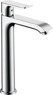 Hansgrohe Metris ComfortZone 200 Single Lever Basin Mixer With Pop-Up Waste Set, Chrome