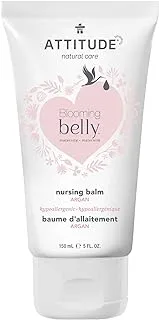ATTITUDE Blooming Belly, Hypoallergenic Natural Pregnancy-Safe Nursing Balm, 150 ml