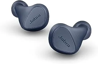 Jabra Elite 4 Wireless Earbuds, Active Noise Cancelling, Discreet and Comfortable Bluetooth Earphones with Spotify Tap Playback, Google Fast Pair, Microsoft Swift Pair and Multipoint - Navy