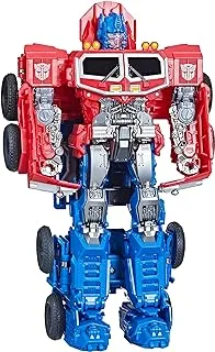Transformers Toys Transformers: Rise of the Beasts Movie, Smash Changer Optimus Prime Converting Action Figure for ages 6 and up, 9-inch