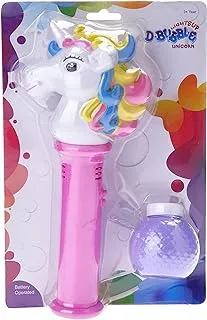 Light Up Unicorn Bubble Wand for Kids, Pink