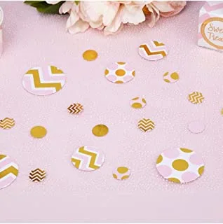 Neviti 771952 Pattern Works-Table Scatters – Pink, 5 x 5 x 0.1 cm