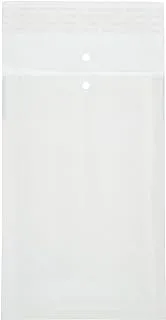 FIS Peel and Seal Bubble Envelopes 12-Pieces, 100 mm x 165 mm Size, White