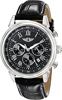 I by Invicta Men's 90242 Chronograph Black Dial Black Leather Dress Watch