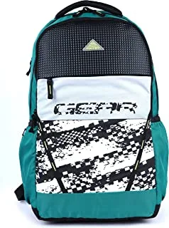 Gear School04 38L Large School Bag/Kids Bag/Casual Backpack/Daypack/College Bag for Boys/Girls (Green-Black)