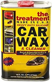 THE TREATMENT CAR WAX AND CLEANER HEAVY DUTY SILICONE MADE IN USA
