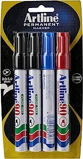 Artline ARMK90XFS-4 مجموعة أقلام تلوين دائمة 4 قطع
