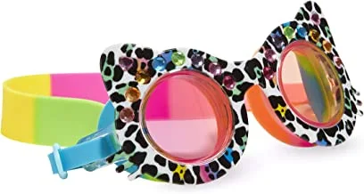 Cat Shaped Swimming Goggles for Kids by Bling2O - Anti Fog, No Leak, Non Slip and UV Protection - Fun Water Accessory Includes Hard Case