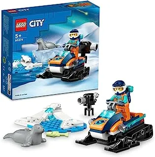 مجموعة ألعاب البناء LEGO® City Arctic Explorer Snowmobile 60376 (70 قطعة)