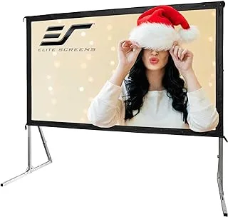 Elite Screens Yard Master 2, 100 inch Outdoor Projector Screen with Stand 16:9, 8K 4K Ultra HD 3D Fast Folding Portable Movie Theater Cinema 100
