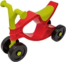 Big Flippi Balance Bike in Red and Green, Slide Wheel with up to 25 kg Load Capacity, Handy and Space-Saving, Toddlers Bicycle for Children from 18 Months