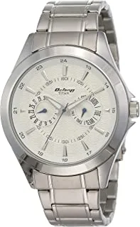 Titan Men's Quartz Watch with Analog Display and Stainless Steel Bracelet 9323SM01