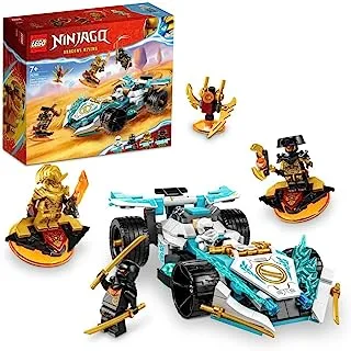 LEGO® NINJAGO® Zane’s Dragon Power Spinjitzu Racing Car 71791 Building Toy Set (307 Pieces)