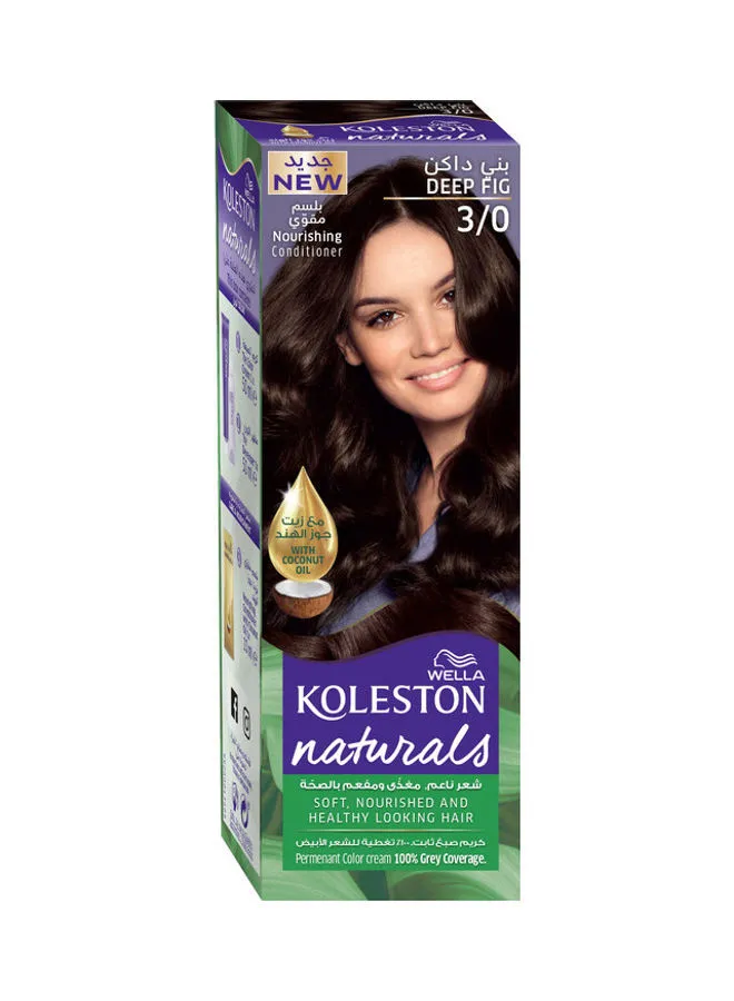 WELLA Koleston Naturals Hair Color 3/0 Deep Fig