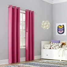 Sun Zero Riley Kids Bedroom Blackout Grommet Curtain Panel, 40