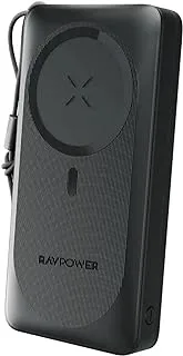 RAVPower RP-PB1214 PD PIONEER 20000MAH 15W بنك طاقة مغناطيسي لاسلكي أسود