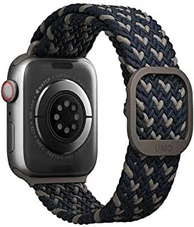 Uniq Aspen Designer Edition Braided Apple Watch Strap 45/44 / 42mm - أزرق أوبسيديان