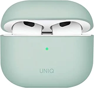 UNIQ Lino Premium Liquid Silicone Dual Layer Hybrid Cover for Airpods 3rd Generation (2021) (Green)