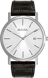 Bulova Men's 96B104 Stainless Steel Dress Watch, One Size