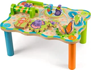 Melissa & Doug First Play Children’s Jungle Wooden Activity Table for Toddlers