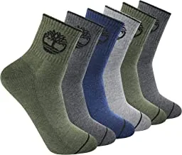 Timberland Men's 6-Pack Quarter Socks