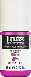 Liquitex professional soft body acrylic paint 2-oz bottle, medium magenta