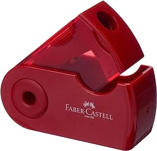 Faber-Castell Faber Castell 182711 Mini 'Sleeve' Folding Sharpener - Red/Blue/Black