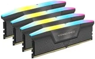 CORSAIR VENGEANCE RGB DDR5 RAM 64GB (4x16GB) 5600MHz CL36 AMD EXPO iCUE Compatible Computer Memory - Grey (CMH64GX5M4B5600Z36)