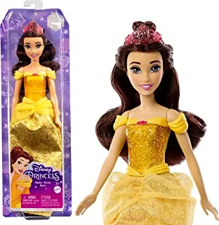 Disney Princess Dolls, Belle Posable Fashion Doll With Sparkling Clothing And Accessories, Disney Movie Toys