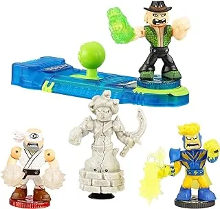 Legends of Akedo Powerstorm | Official Rules Starter Pack Legendary Punch Attack | 3 Mini Battling Action Figures with Training Practice Piece and Exclusive Joystick Controller