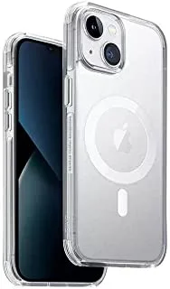 جهاز Uniq Hybrid لشحن iPhone 14 Magclick Charging Combat (AF) Dove Satin Clear