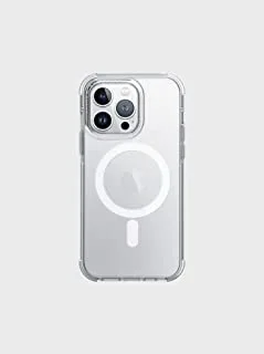 Uniq Hybrid iPhone 14 Pro Magclick Charging Combat (AF) Dove Satin Clear