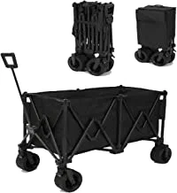Alsafi-EST HEAVY DUTY CART SHOPPING AND OUTDOOR ACTIVITIES FOLDING - SHOPPING CAMPING AND TRIPSING, WITH A WIDE FABRIC BOX