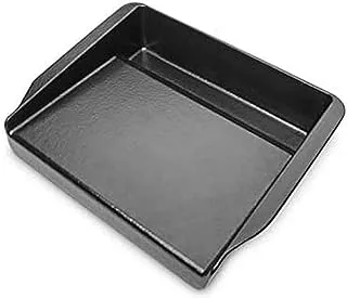 WEBER - Barbecues Griddle pan, Porcelain-enameled, cast-iron, Black 31.8 24.9 7 cm, 6609