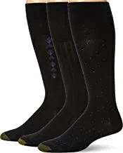 Gold Toe Men's Over the Over the Calf Dress Socks, 3 Pairs