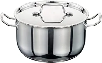 Bohara 118962 Kitchen Cookpot with Stainless Steel Lid, 28 cm Diameter
