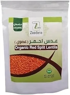 Zaadna Organic Whole Red Lentils, 500 gm