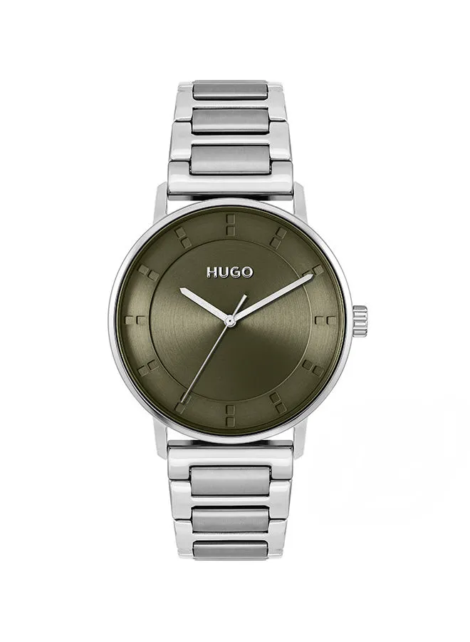 HUGO BOSS Men's Analog Round Stainless Steel Wrist Watch 1530270 - 42 mm