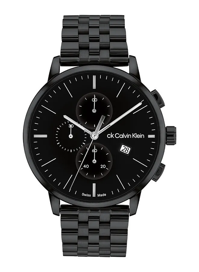 CALVIN KLEIN Men's Analog Round Stainless Steel Wrist Watch 25000036 - 44 mm